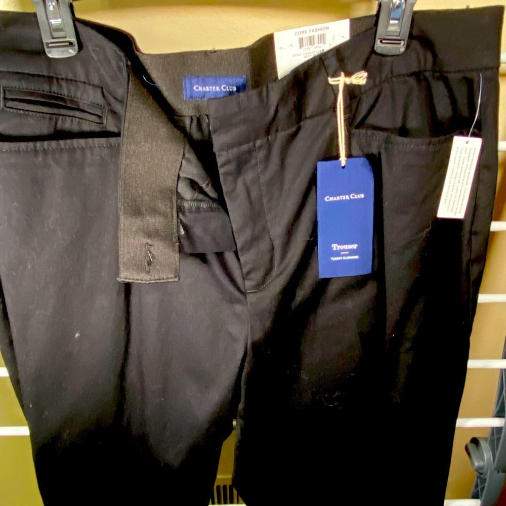 Women’s Charter Club Black Trouser Dress Pants size 16W